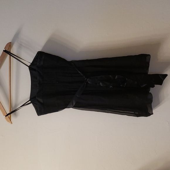 BCBGMaxAzria Strapless Black Dress Size 4 - Picture 4 of 16